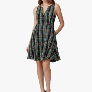 Slate & Willow Plaid Ruffle Dress Rent the runway preloved 0